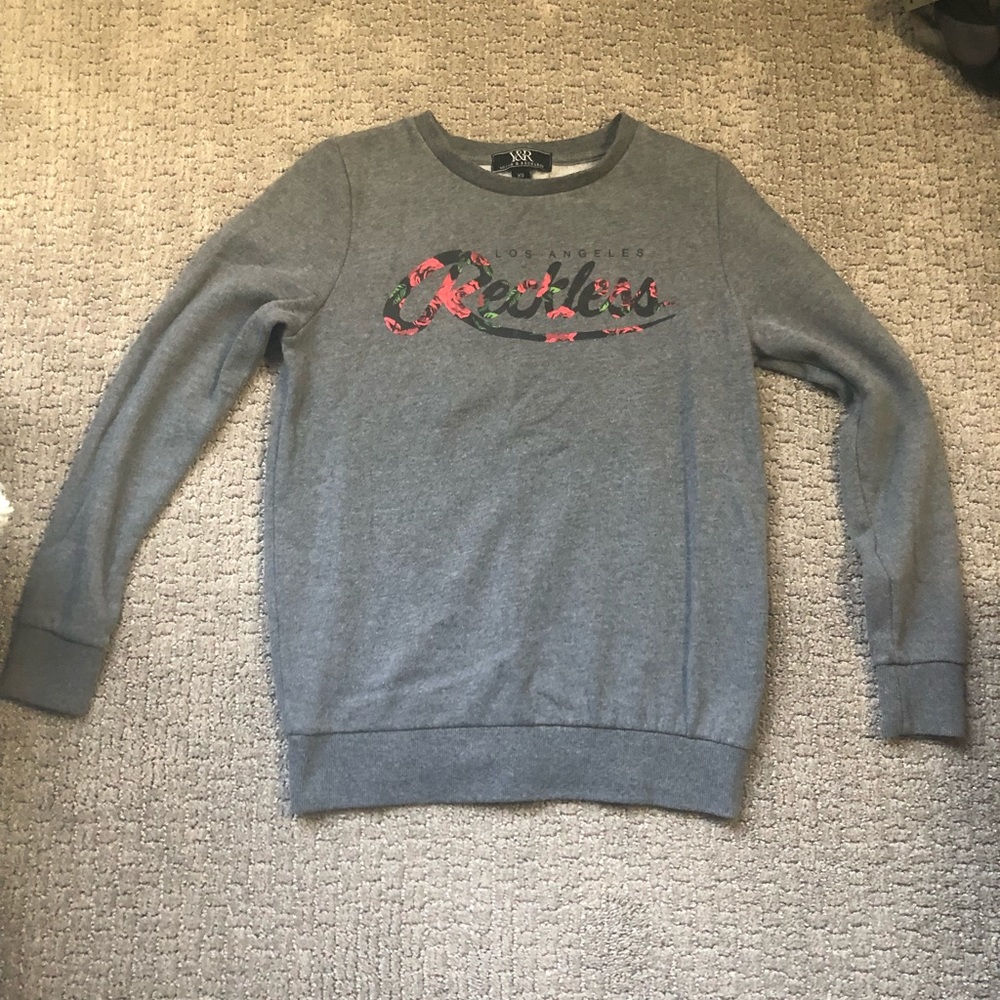 Reckless crew neck sweatshirt